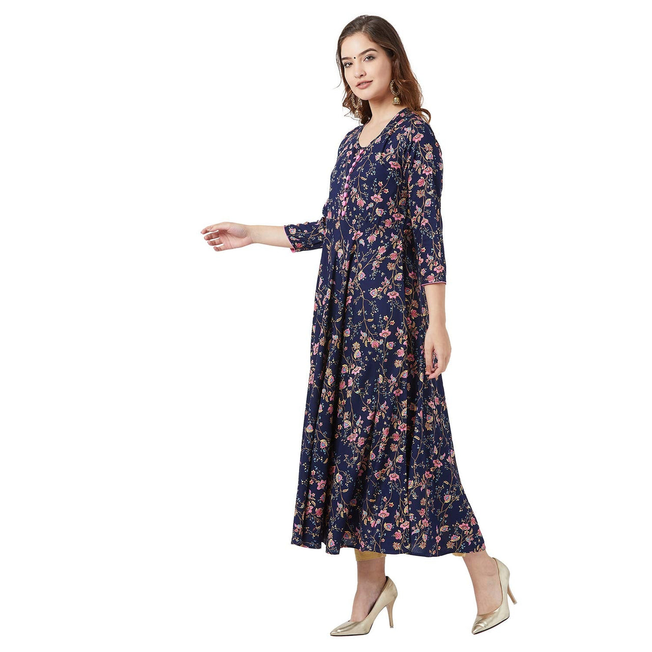 Tissu Women's Viscose Regular Kurta