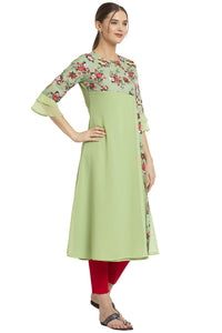 ALC Creation Women's Crepe A-line Kurta