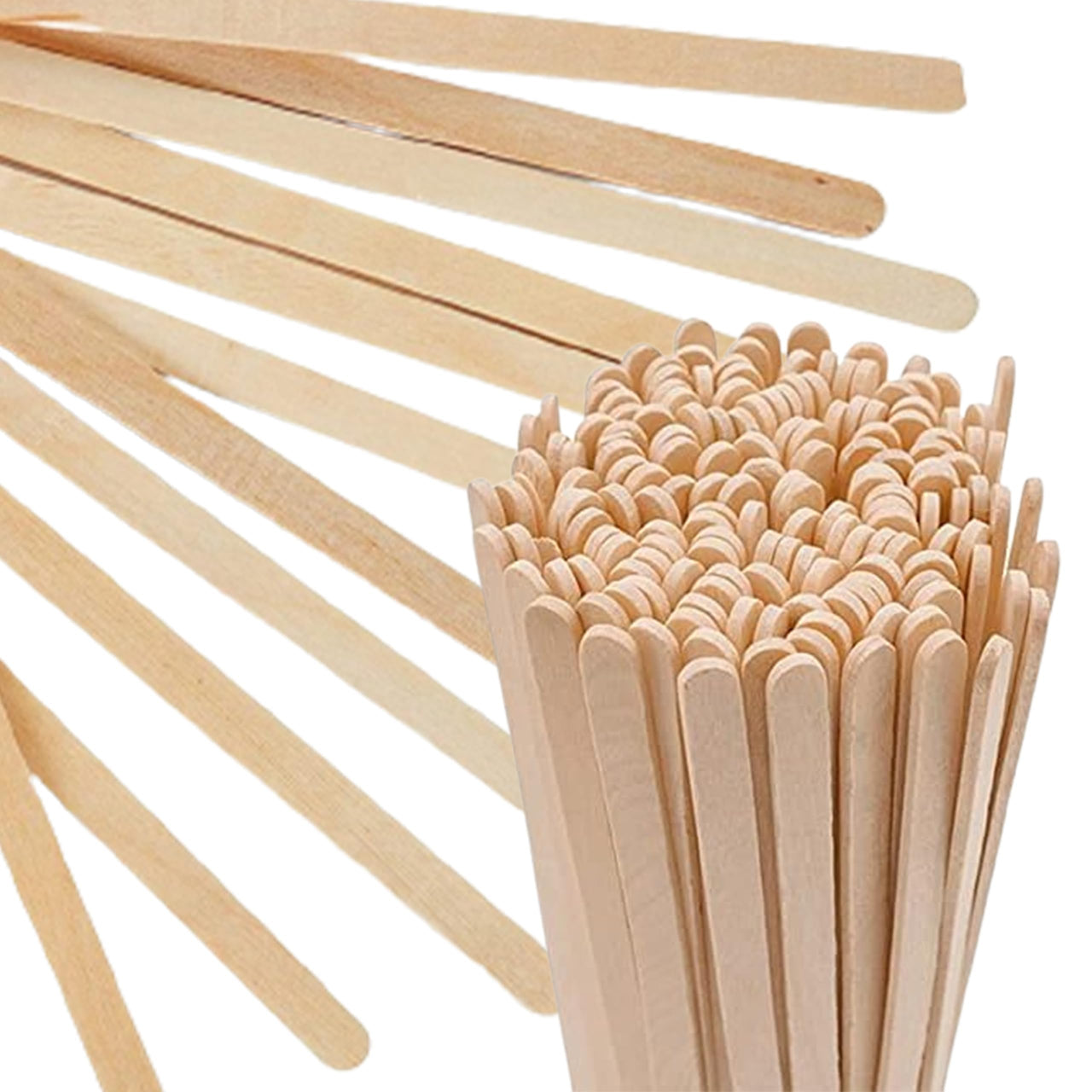 Perfect Stix Premium Wooden Coffee Stirrer Sticks, Thick Birch Wood 1000 Count, 5.5" Inches. Eco-Friendly Wooden Stirrers (5.5Inches / 1000PC) 1000 Count (Pack of 1)