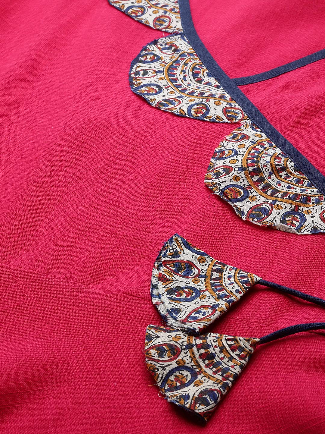Yash Gallery Women's Cotton Angrakha Kurta