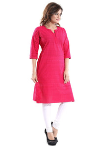 QUEEN SHIELD Women's Formal & Casual Cotton Chikan-Kari Kurta (4444.)