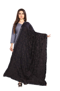 Akshar Llc Miss India Women's Chiffon Dupatta With Goodembroidery Work