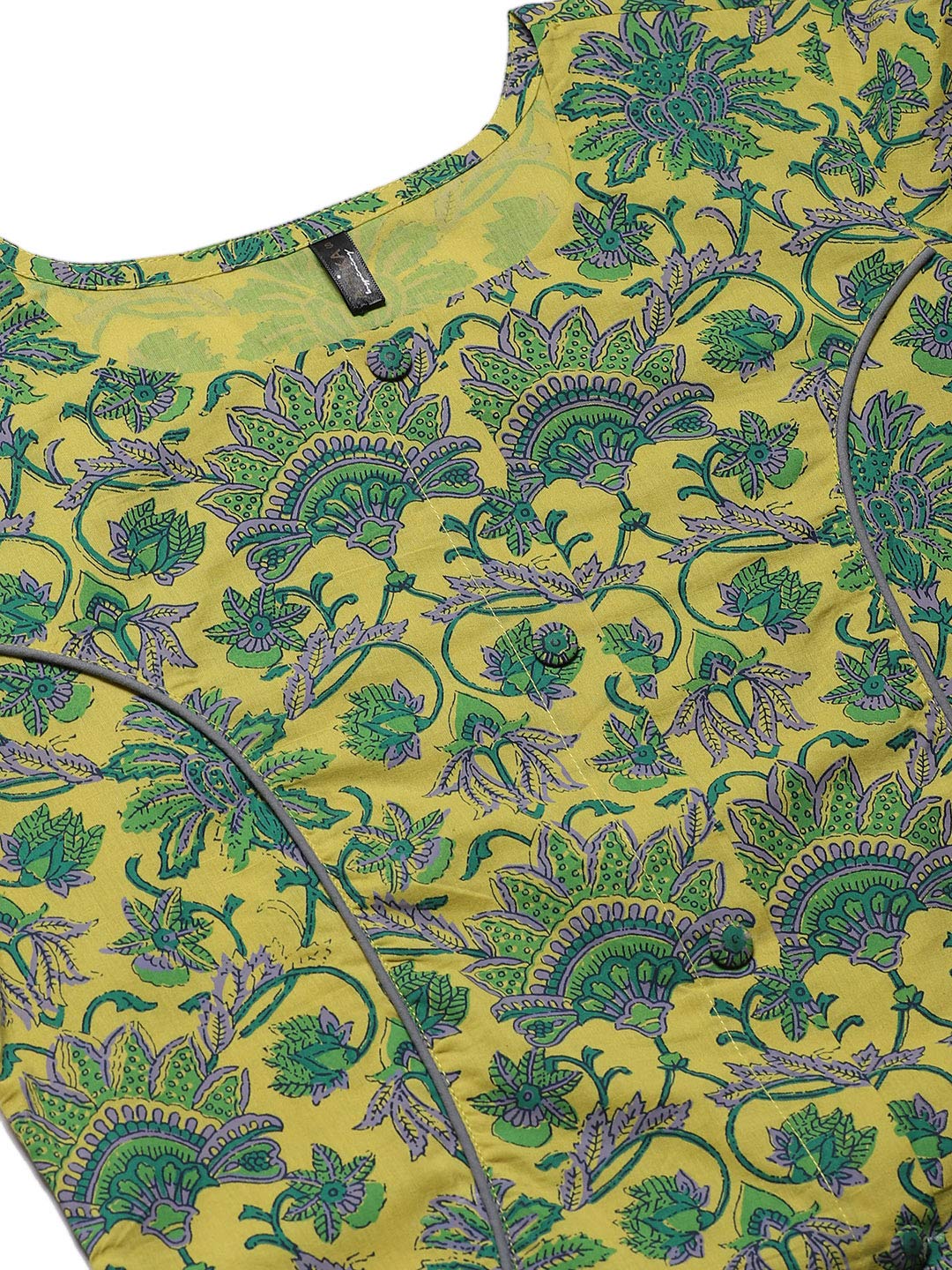 Vaamsi Women's Cotton Regular Kurta