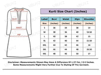 Vbuyz Women's Floral Print Anarkali Cotton Kurti(VF-KU-591-592)