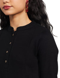 Amazon Brand - Myx Women Kurta Black