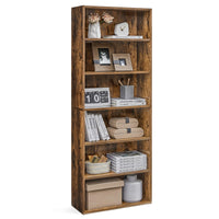 VASAGLE Bookshelf, 23.6 Inches Wide, 4-Tier Open Bookcase with Adjustable Storage Shelves, Floor Standing Unit, Cloud White ULBC164T14 1 Pack 4 Tiers (23.6