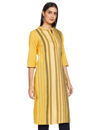 Aurelia Women's Rayon Straight Kurta