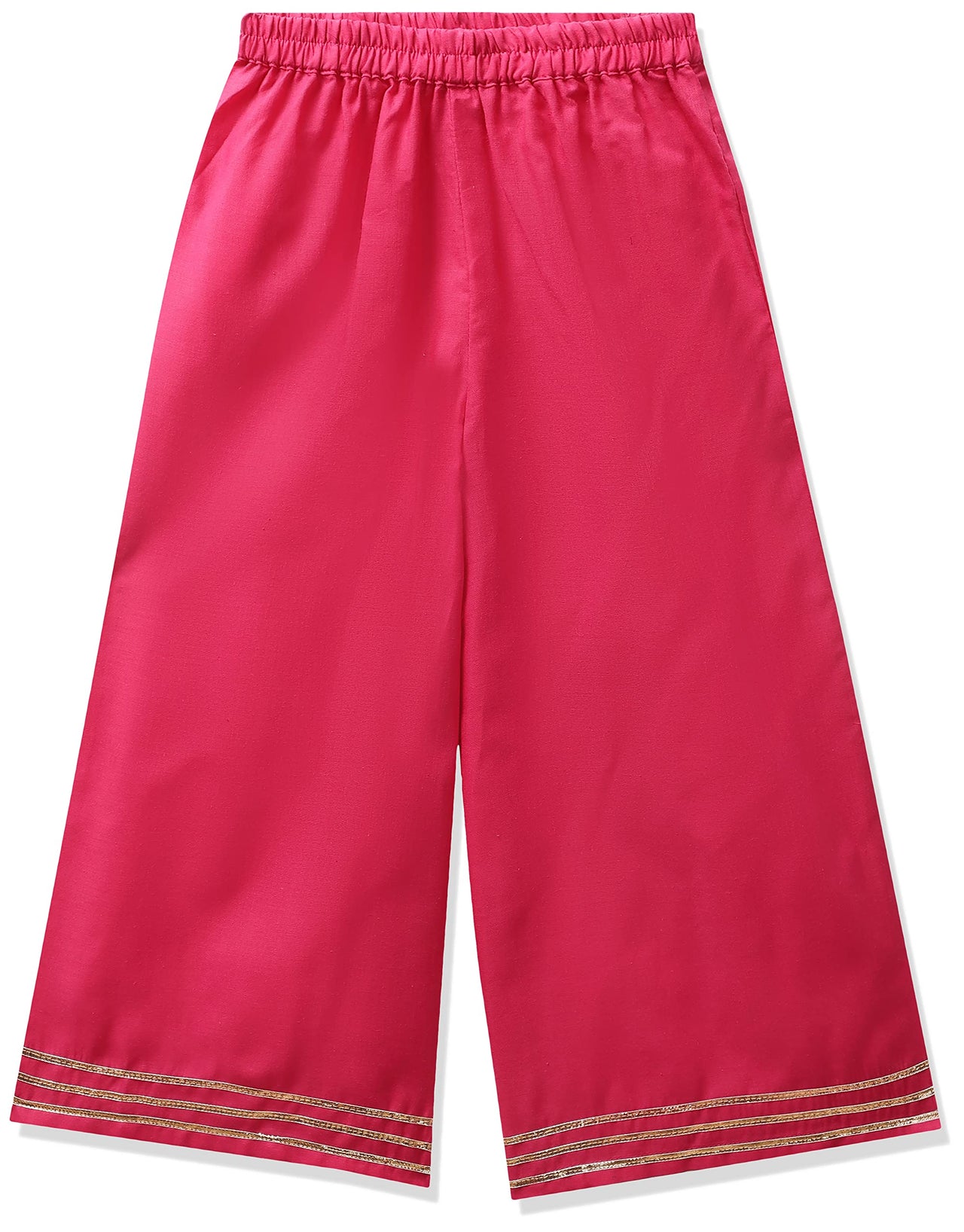 Bitiya By Bhama Girl's Cotton Blend Kurta & Palazzo