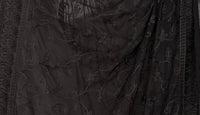 AKSHAR LLC Miss India Women's Chiffon Dupatta With Karachi Embroidery Work