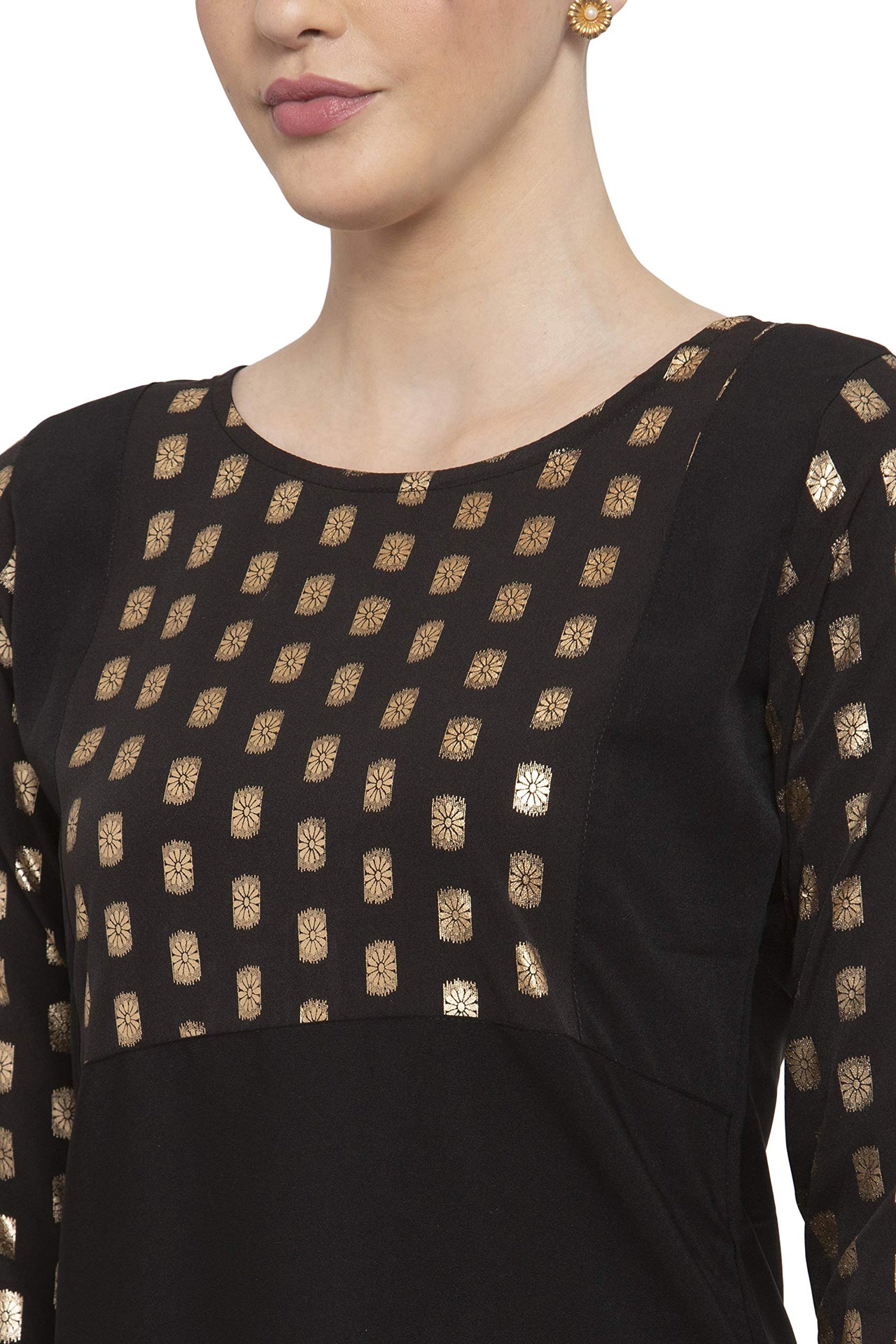 ALC Creation Women's Crepe Skinny Kurta