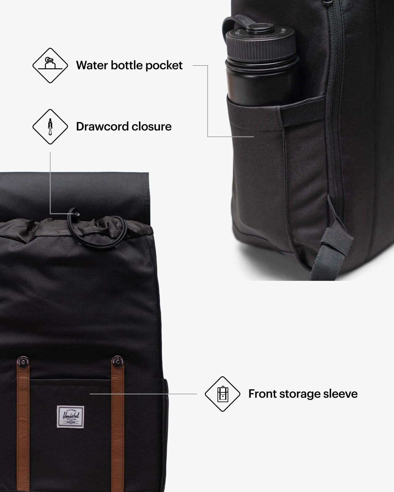 Herschel Supply Co. Retreat Backpack, Port, One Size
