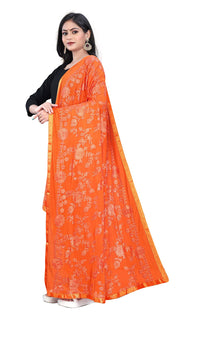 AKSHAR LLC Women's Embroidered Chiffon Dupatta