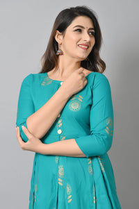 VASTRAMANIAA Women's Rayon A-Line Kurta