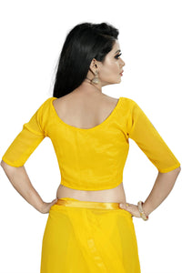 Anjaneya Sarees Women's Georgette Saree With Blouse Piece