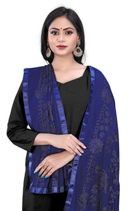 AKSHAR LLC Women's Embroidered Chiffon Dupatta