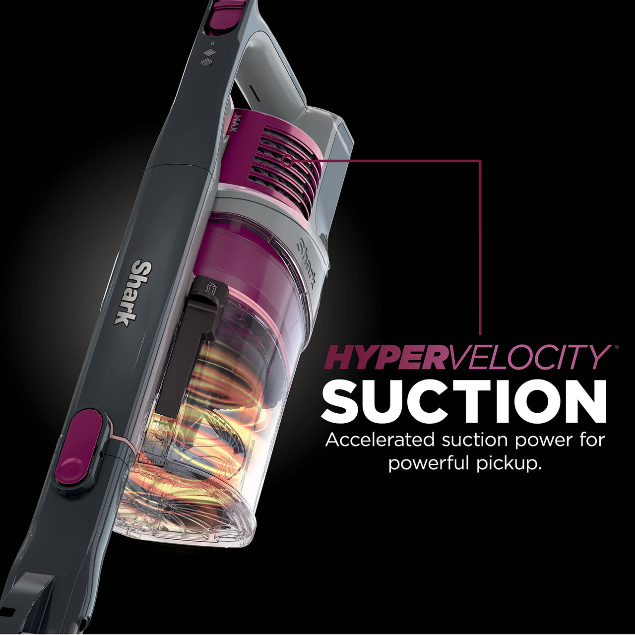 Shark IZ631H Cordless Pro Vacuum with PowerFins and Self-Cleaning Brushroll, Includes Upholstery Tool & Crevice Tool, Up To 60 Minute Runtime, HEPA Filtration, Cordless Vacuum, Dark Grey/Mojito Gray