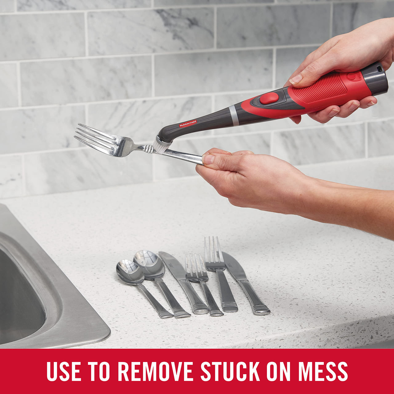 Rubbermaid Reveal Power Scrubber 18-Piece Kit, Cordless Electric Battery Powered Scrub Brush, Water Resistant, for Home/Kitchen/Bathroom/Grout/Tile/Shower/Tub Power Scrubber Ultimate Kit