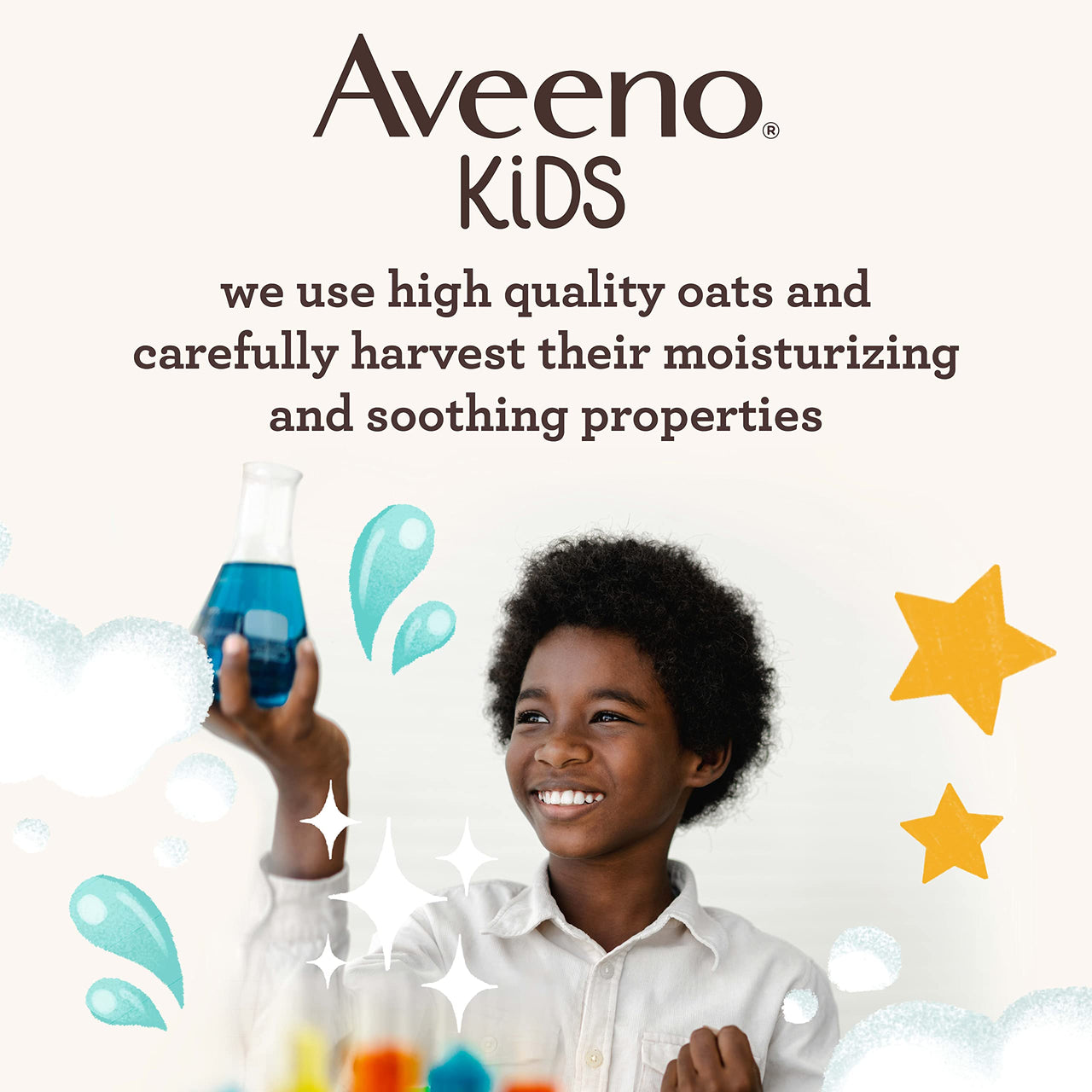 Aveeno Baby Kids Curly Hair Conditioner With Oat Extract & Shea Butter, Gently Nourishes & Hydrates For Defined Curls, Tear-Free & Suitable For Sensitive Skin, Hypoallergenic, 12 Fl. Oz, 1 Count