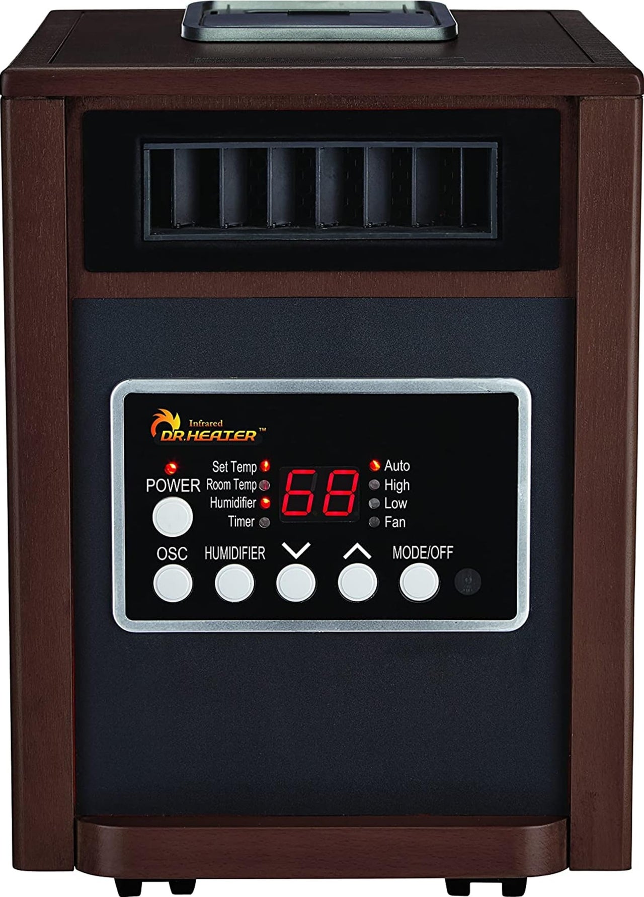 Portable Space Heater with Humidifier, 1500-Watt DR-968H w/ Humidifer