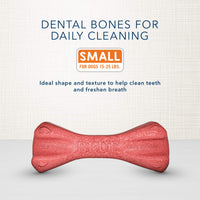 Blue Buffalo Dental Bones Small Natural Dental Chew Dog Treats, (15-25 lbs) 12-oz Bag