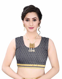 Anjaneya Sarees Women's Georgette Saree With Blouse Piece