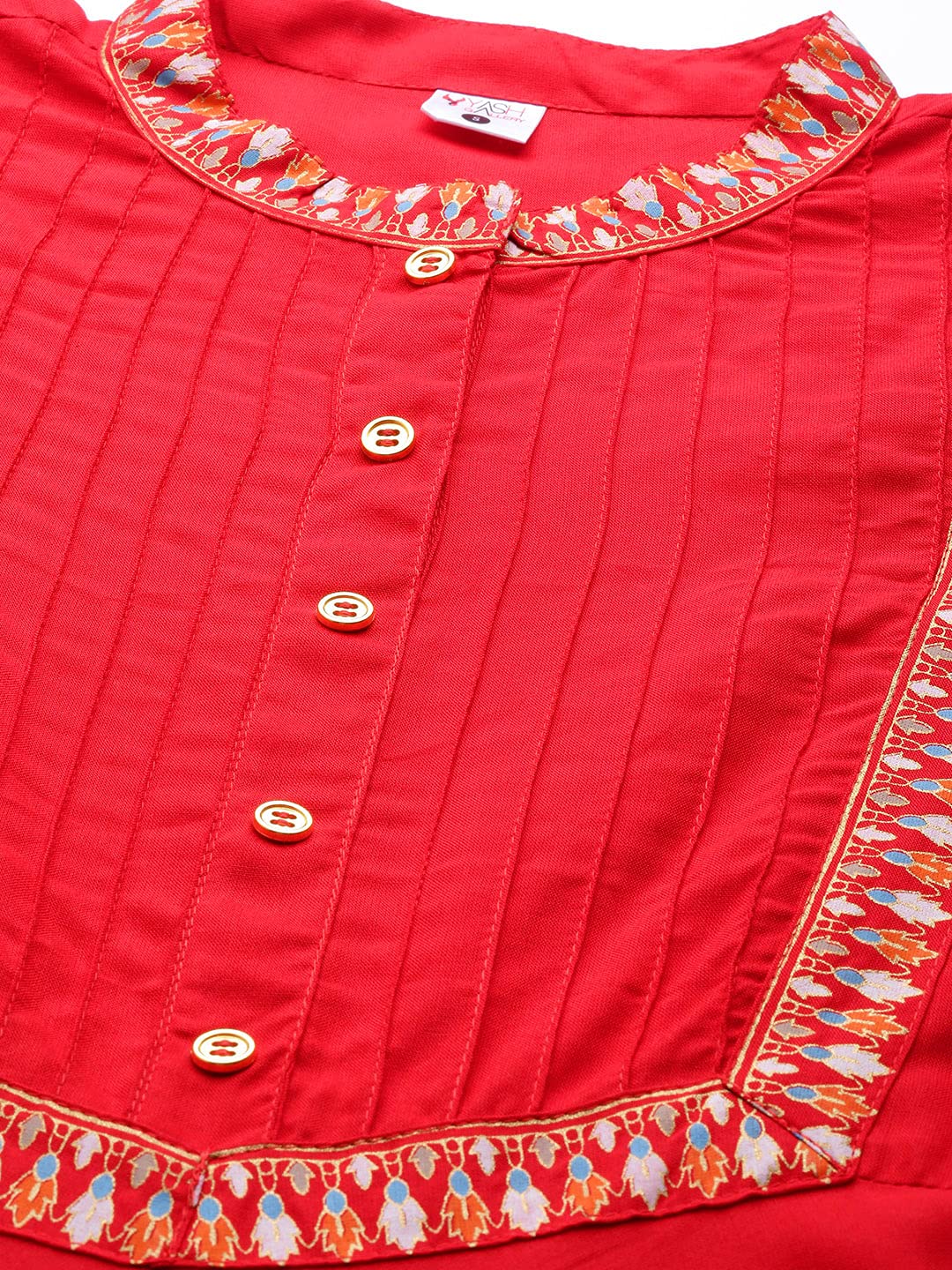 Yash Gallery Women's Rayon Solid Anarkali Kurta for Women