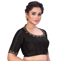 X3 Women's Polyester Sleeve Readymade Saree Blouse