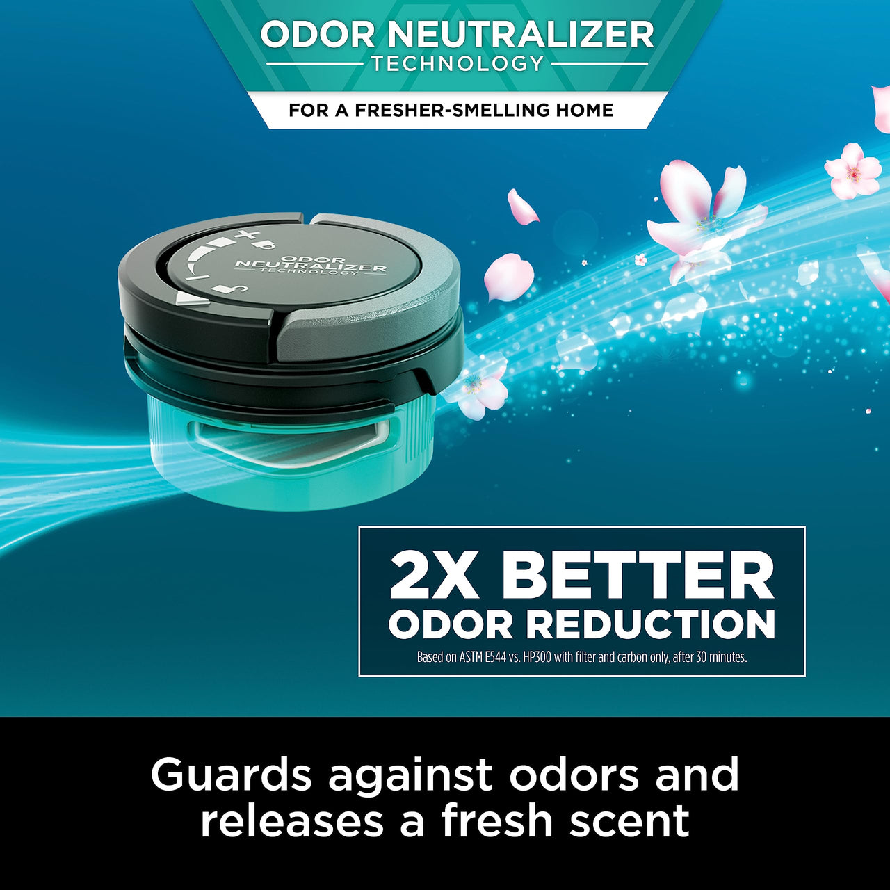Shark Air Purifier for Home, Office, and Bedroom, Clean Sense Technology, HEPA Air Filter, 1200 Sq Ft, Captures 99.98% of Particles, Pet Dander, Pollutants, Dust, Smoke, Allergens & Smells, HP202 Black 1200 Sq. Ft.