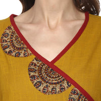 Yash Gallery Women's Cotton Angrakha Kurta