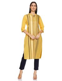 Aurelia Women's Rayon Straight Kurta