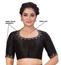X3 Women's Polyester Sleeve Readymade Saree Blouse