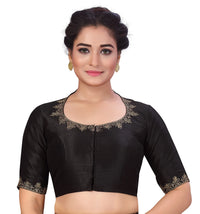 X3 Women's Polyester Sleeve Readymade Saree Blouse
