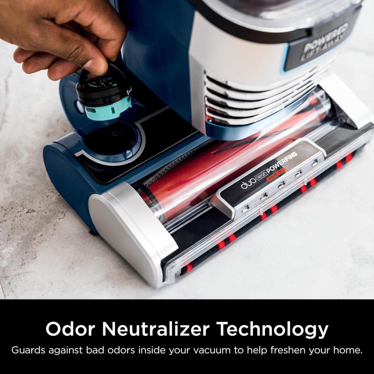 Shark POWERDETECT Upright Vacuum Cleaner with HEPA Filter, Heavy Duty Vacuum with Powerful Suction for Pet Hair Pickup, DuoClean Technology, Powered Lift-Away, Ideal for Carpets & Hardfloors, AZ4002 AZ4002 PowerDetect w/ Odor Neutralizer