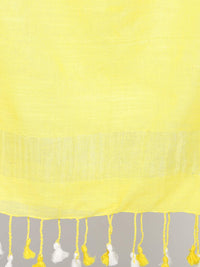 THE WEAVE TRAVELLER Women's Solid Cotton Blend Dupatta