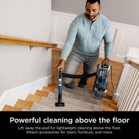 Shark POWERDETECT Upright Vacuum Cleaner with HEPA Filter, Heavy Duty Vacuum with Powerful Suction for Pet Hair Pickup, DuoClean Technology, Powered Lift-Away, Ideal for Carpets & Hardfloors, AZ4002 AZ4002 PowerDetect w/ Odor Neutralizer