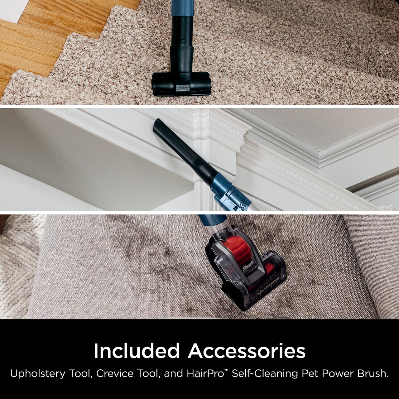 Shark POWERDETECT Upright Vacuum Cleaner with HEPA Filter, Heavy Duty Vacuum with Powerful Suction for Pet Hair Pickup, DuoClean Technology, Powered Lift-Away, Ideal for Carpets & Hardfloors, AZ4002 AZ4002 PowerDetect w/ Odor Neutralizer