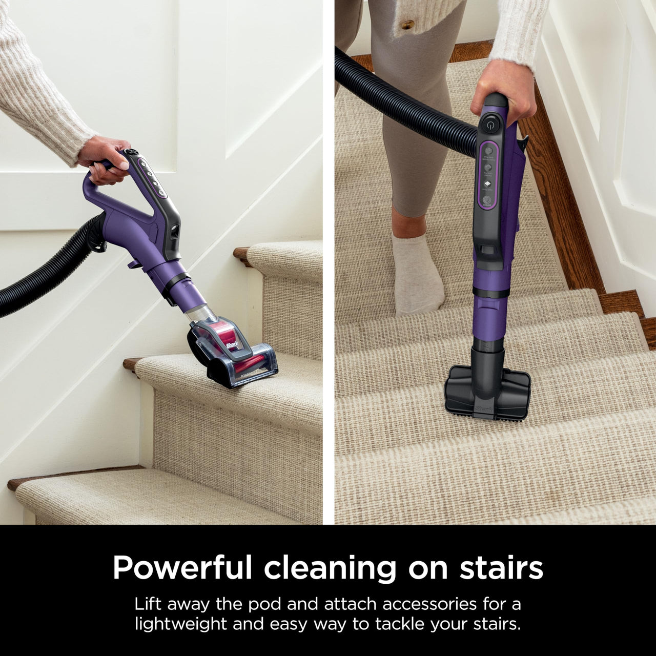 Shark POWERDETECT Upright Vacuum Cleaner with HEPA Filter, Heavy Duty Vacuum with Powerful Suction for Pet Hair Pickup, DuoClean Technology, Powered Lift-Away, Ideal for Carpets & Hardfloors, AZ4002 AZ4002 PowerDetect w/ Odor Neutralizer