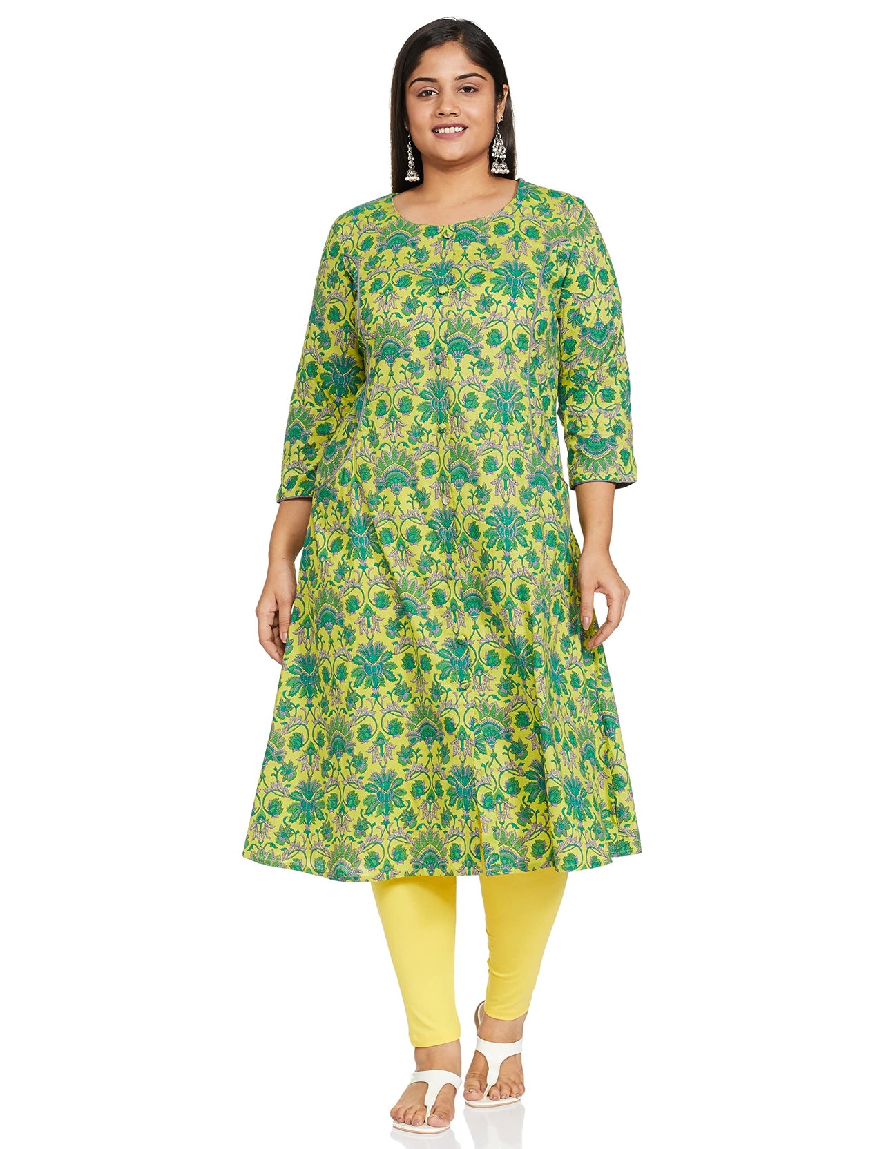 Vaamsi Women's Cotton Regular Kurta