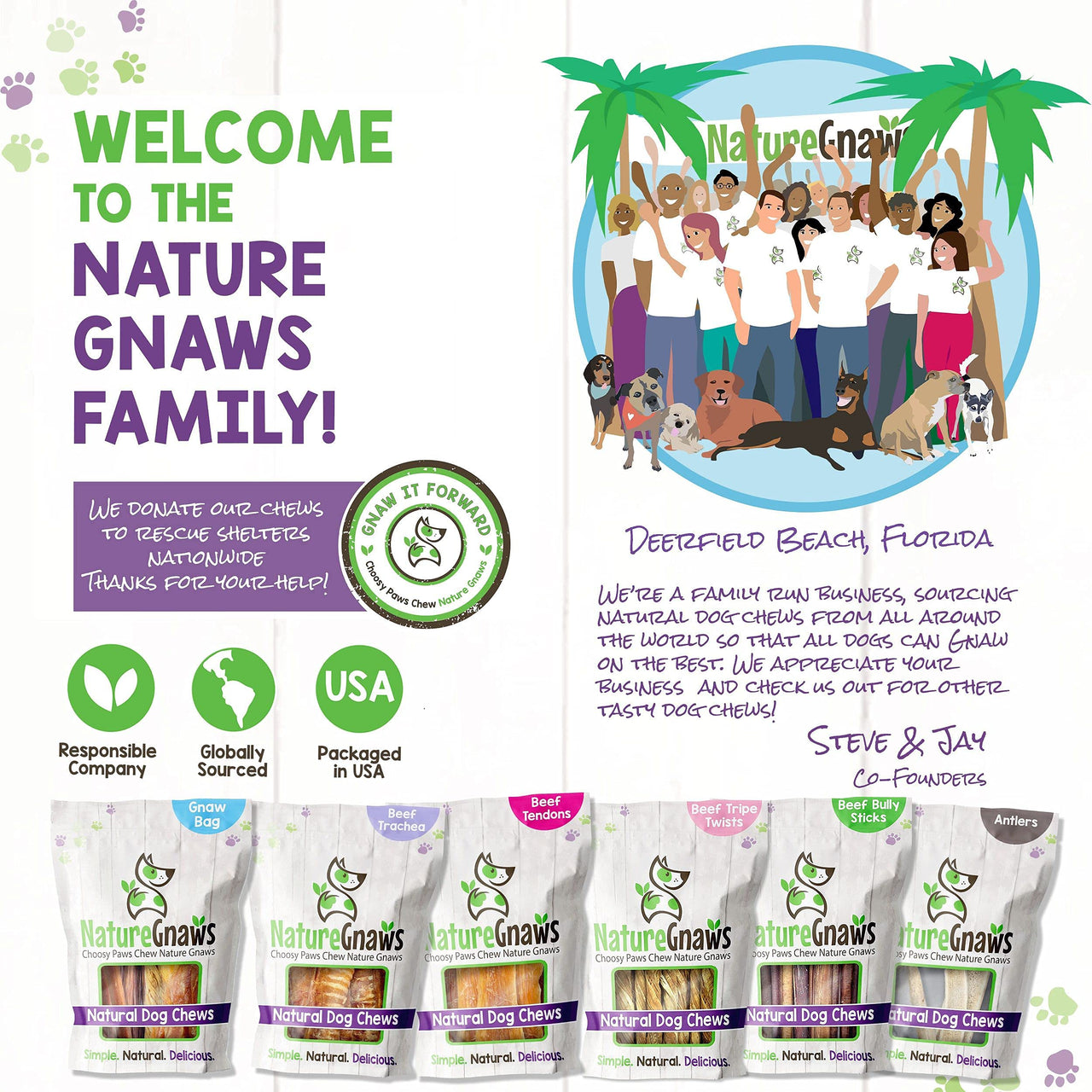 Nature Gnaws Bully Sticks for Large Dogs - Premium Natural Beef Dental Bones - Thick Long Lasting Dog Chew Treats for Aggressive Chewers - Rawhide Free 1 Count (Pack of 1)