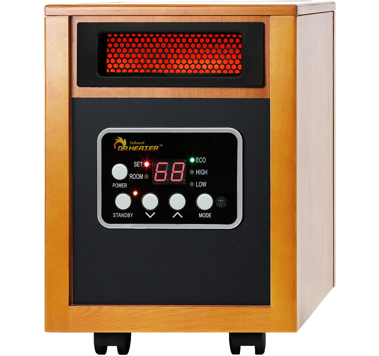 Portable Space Heater with Humidifier, 1500-Watt DR-968H w/ Humidifer