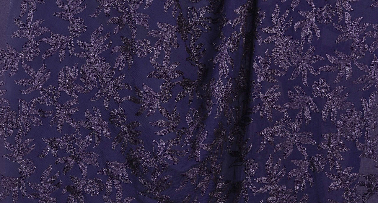 Akshar Llc Miss India Women's Chiffon Dupatta With Goodembroidery Work