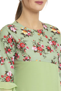 ALC Creation Women's Crepe A-line Kurta