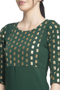 ALC Creation Women's Crepe Skinny Kurta