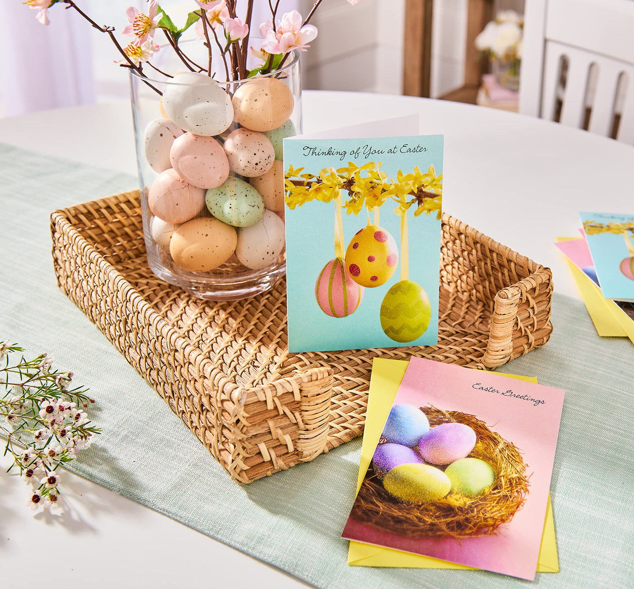 American Greetings Easter Cards with Envelopes, Easter Eggs (6-Count)