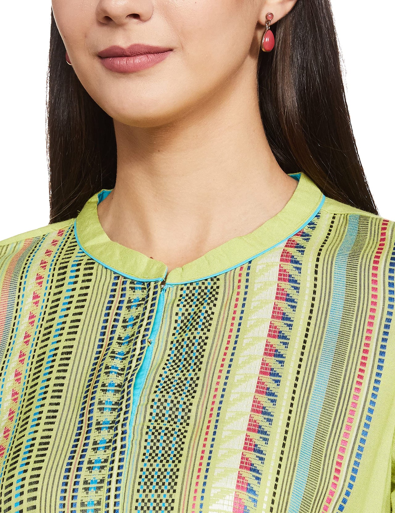 Aurelia Women's Rayon Straight Kurta