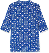 Amazon Brand - Jam & Honey Girl's Cotton Regular Short Kurti PEACH 2 2 Years-3 Years