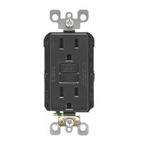 15 Amp 125-Volt Duplex Self-Test Slim GFCI Outlet, White (4-Pack) GFNT1-4W