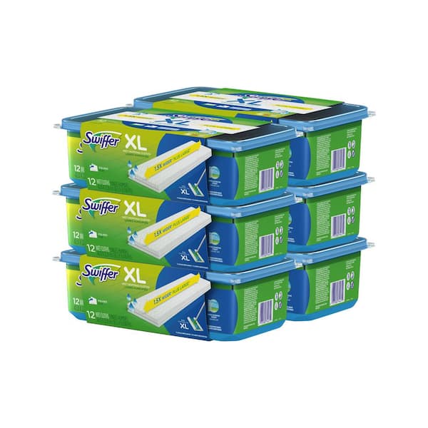 Sweeper XL Wet Mopping Cloth Refills with Open Window Scent (12-Count)
