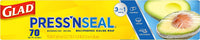 Glad Press'n Seal Plastic Food Wrap - 70 Square Foot Roll (Package May Vary)