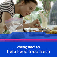 Ziploc Gallon Food Storage Bags, Grip 'n Seal Technology for Easier Grip, Open, and Close, 38 Count